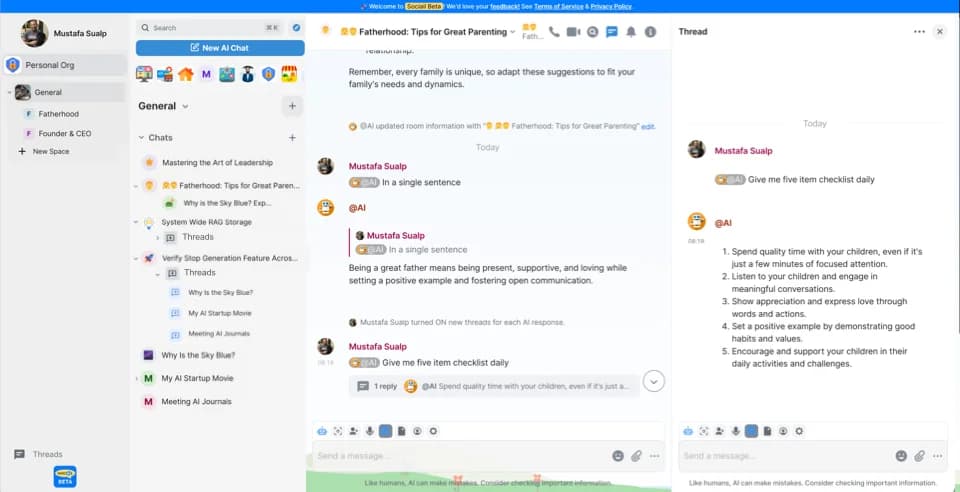 Sociail — AI-Powered, Thread-First Messaging Platform for Teams